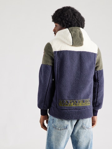 NAPAPIJRI Fleece Jacket 'TARALGA 4' in Blue: back