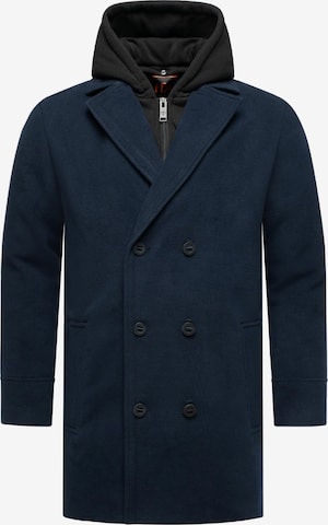 STONE HARBOUR Winterjas 'Darioon XX' in Blauw: voorkant