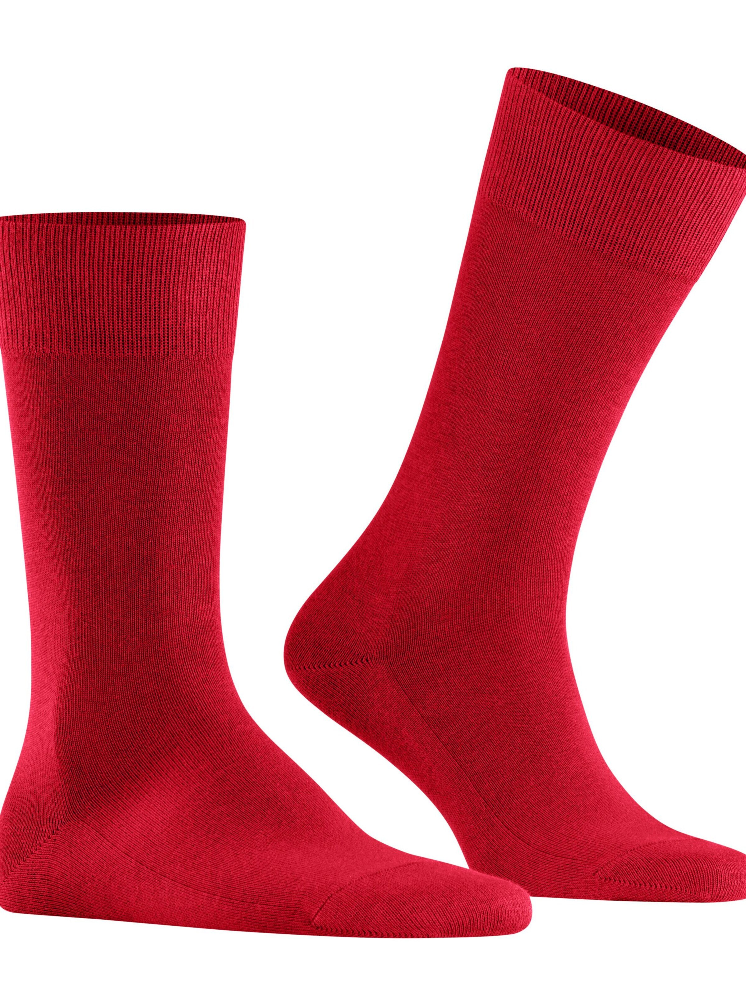 FALKE Socks 'Family' in Red: front