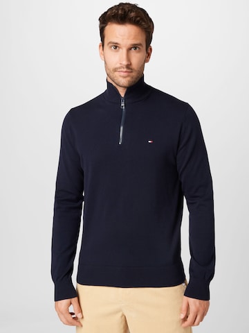 Pull-over TOMMY HILFIGER en bleu : devant