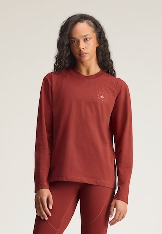 ADIDAS BY STELLA MCCARTNEY Funktionsshirt in Braun: Vorderseite