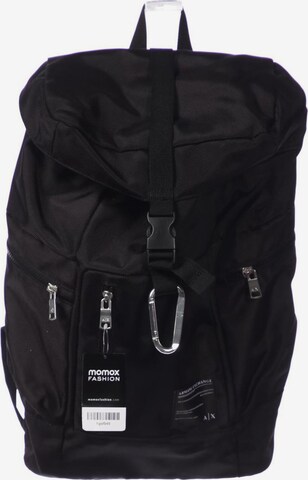 ARMANI EXCHANGE Backpack in One size in Black: front