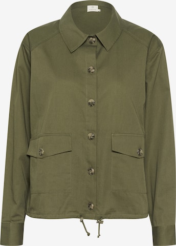 Kaffe Between-Season Jacket in Green: front