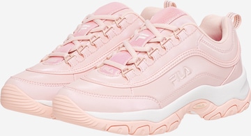 Sneaker bassa 'STRADA' di FILA in rosa: frontale