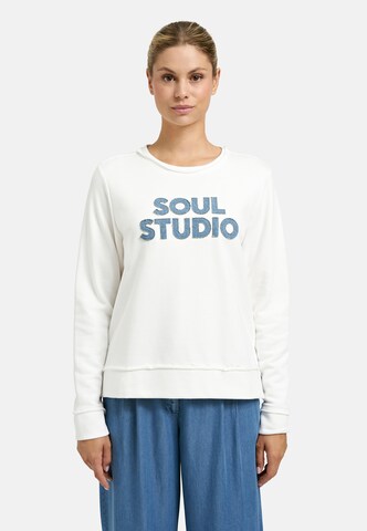 Smith&Soul Sweatshirt in White: front
