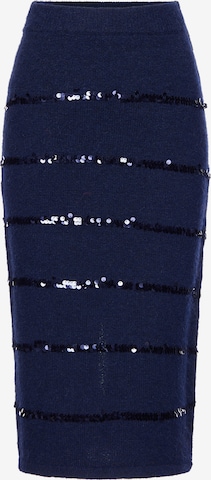 Jupe faina en bleu : devant