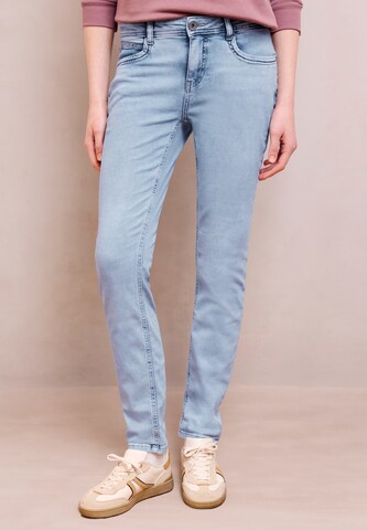 Street One Studio Slim fit Jeans in Blue: front