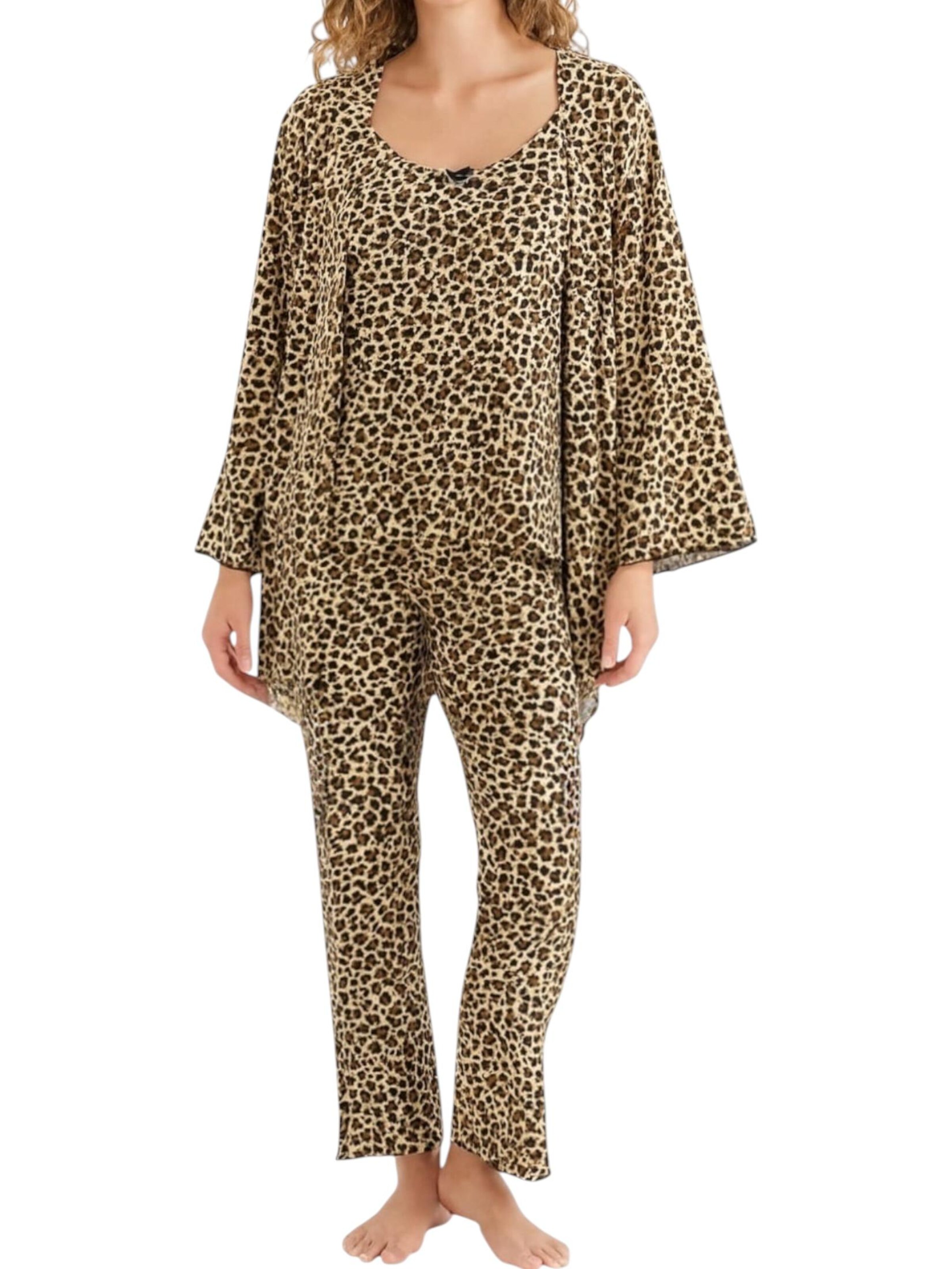fashionshowcase Pajama 'LoungeDream' in Brown