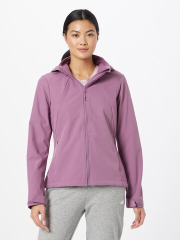 4F Athletic Jacket in Purple: front