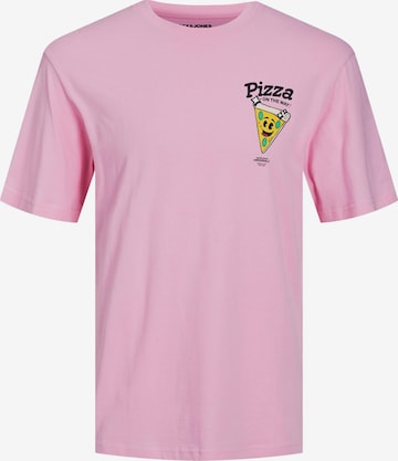 JACK & JONES T-Shirt 'Taco' in Pink: predná strana