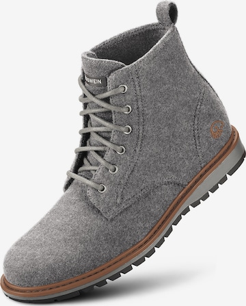 GIESSWEIN Veterboots in Grijs: voorkant