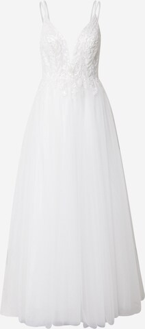 SWING فستان سهرة بلون أبيض: الأمام