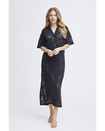 Pulz Kleid in Schwarz: Vorderseite