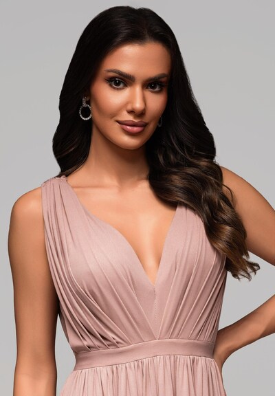 Ombre Evening Dress 'LA-OM-DLR103' in Nude, Item view