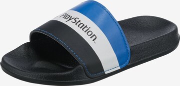 PlayStation Beach & Pool Shoes 'PlayStation' in Blue: front