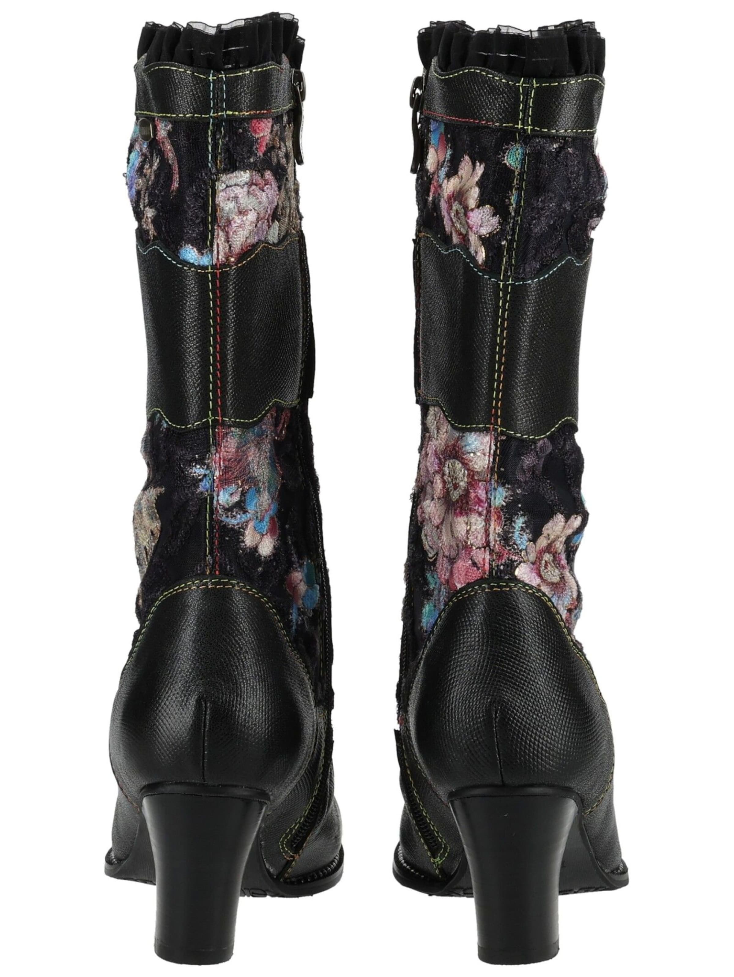 Bottes à lacets Laura Vita en noir