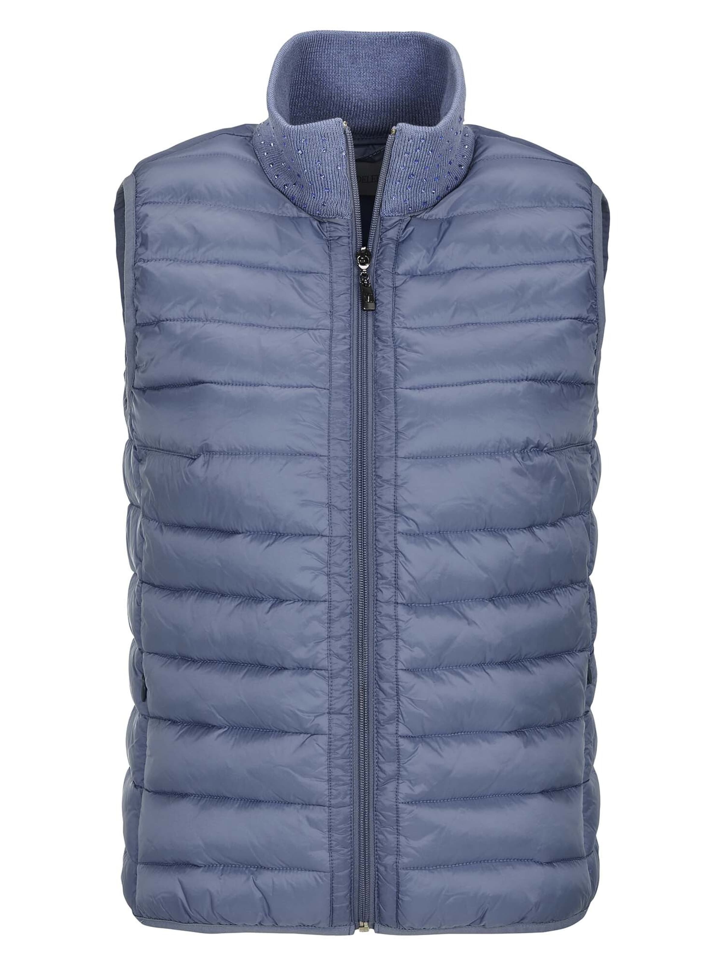 Gilet MADELEINE en bleu : devant