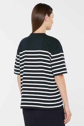 SENSES.THE LABEL T-Shirt TEC:LA mit Streifen-Design in Blau