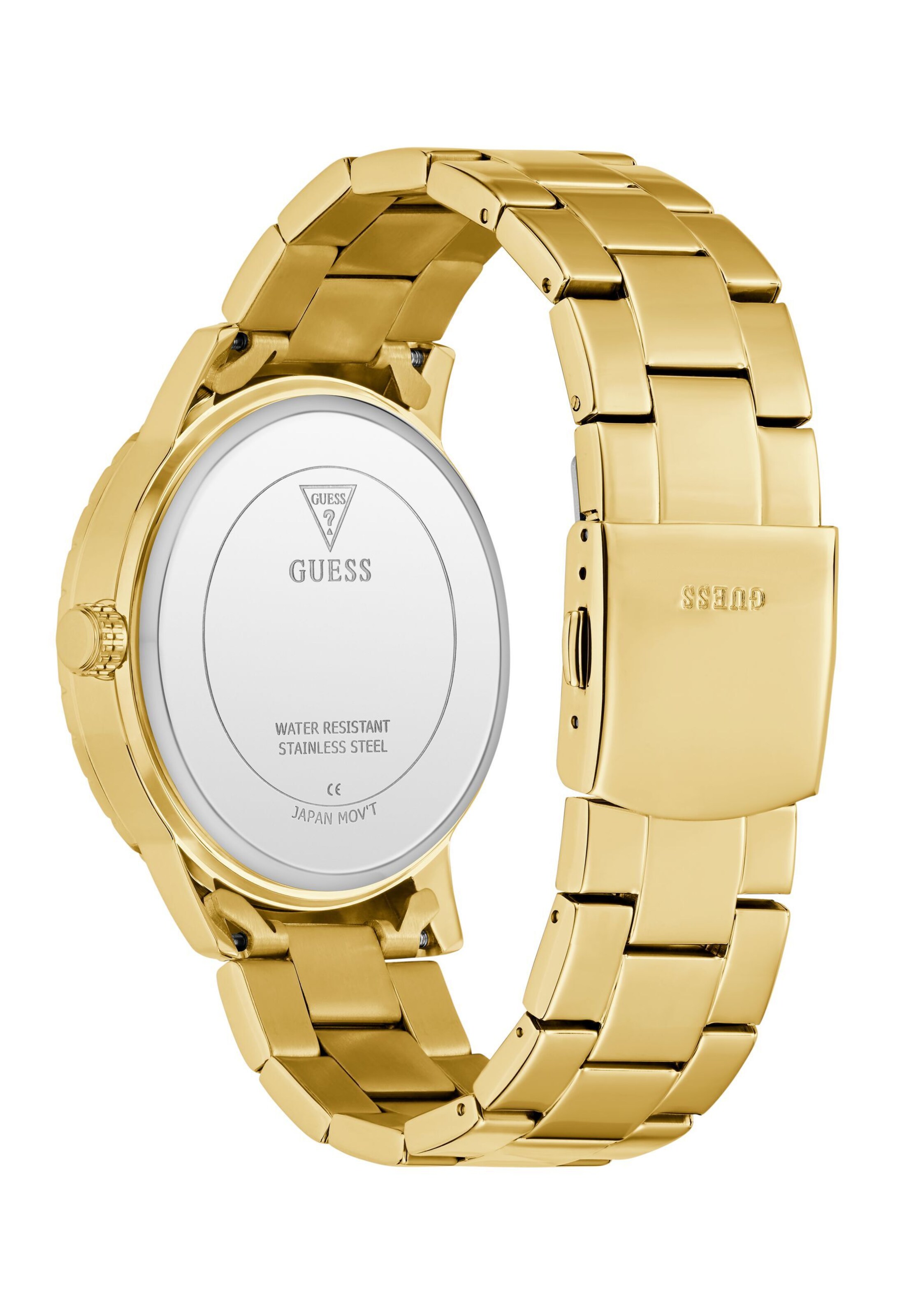 GUESS Analoguhr 'MONARCH' in Gold