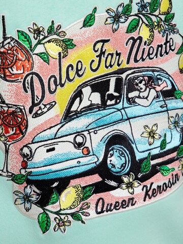 Queen Kerosin Between-Season Jacket 'Dolche Far Niente' in Green