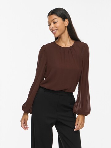 VILA Blouse in Brown: front