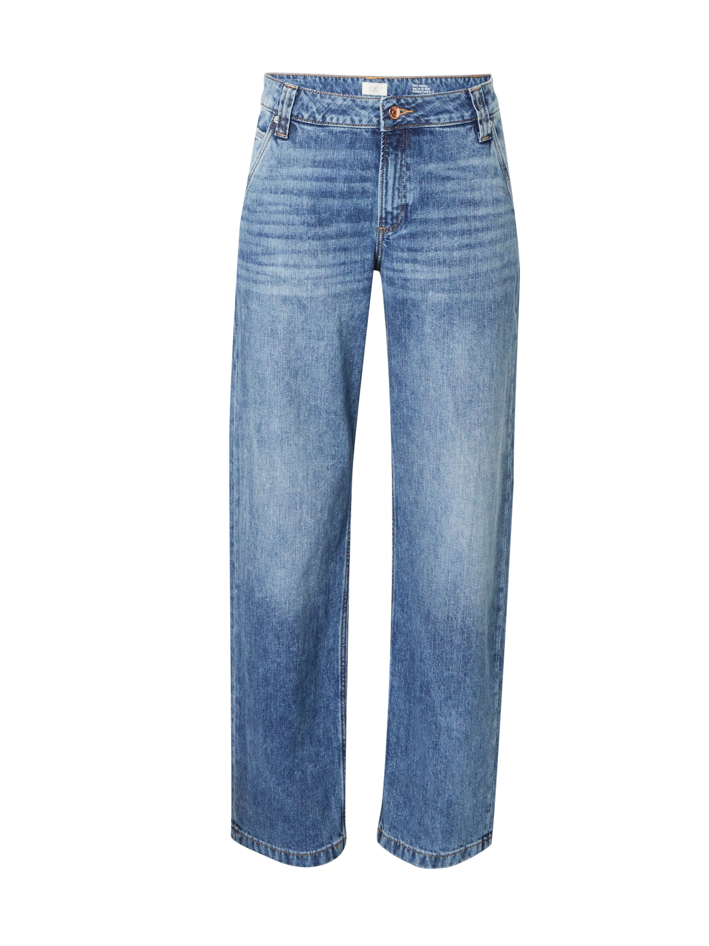 Loosefit Jean QS en bleu : devant