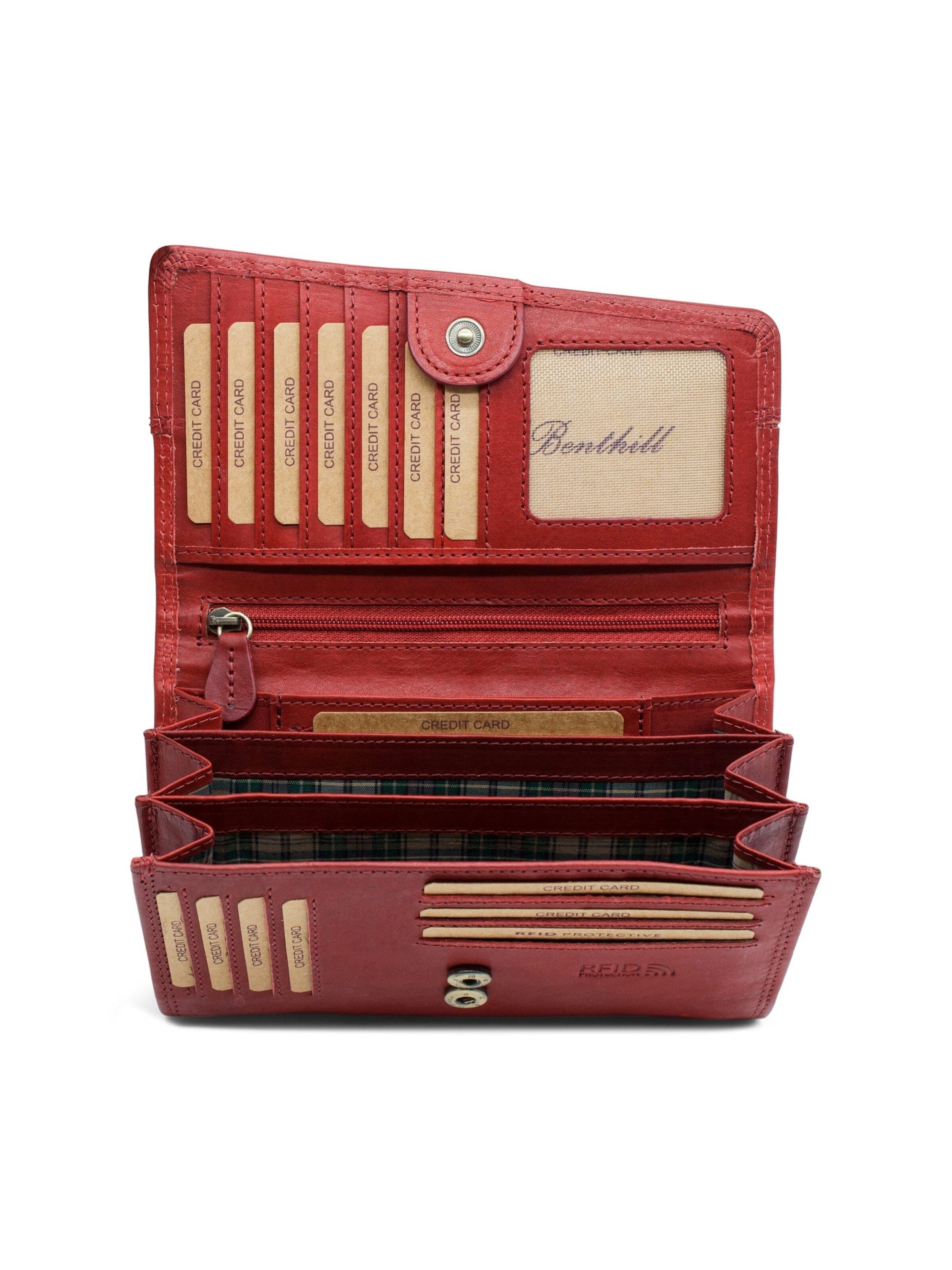 Benthill Wallet in Red