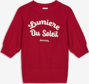 Pull-over Twist en rouge : devant