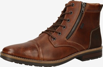 Rieker Veterboots in Bruin: voorkant