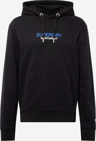 Sweat-shirt 'Locker' Superdry en noir : devant