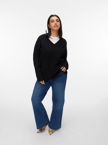Vero Moda Curve Pullover 'VMCGOLD' in Schwarz