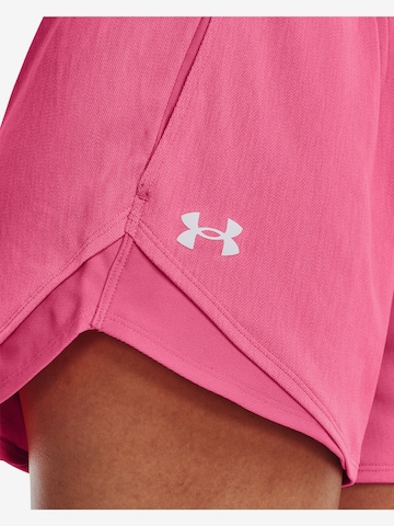 UNDER ARMOUR Normální Sportovní kalhoty 'Play Up' – pink