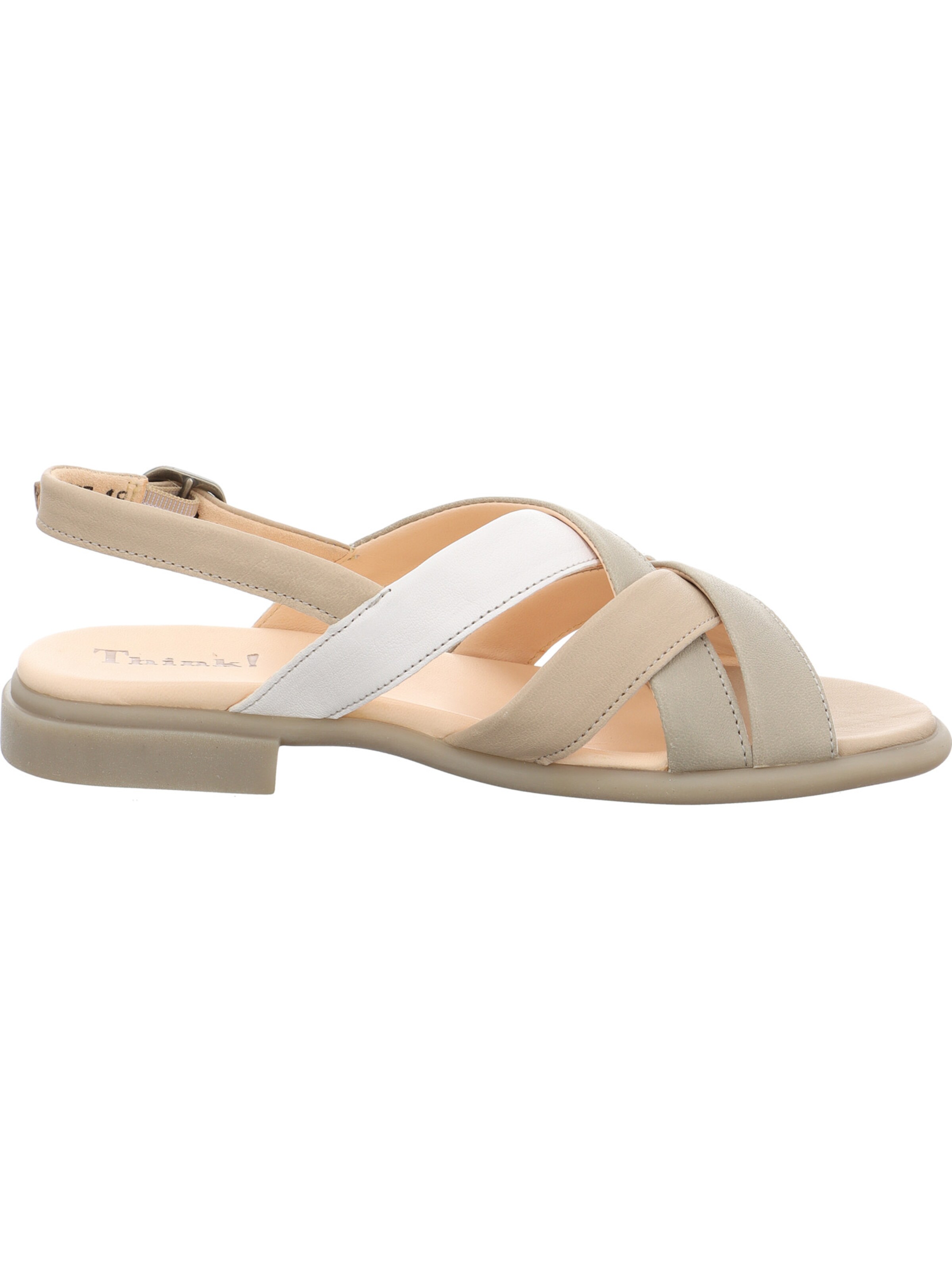 THINK! Strap Sandals 'Kamaa' in Beige