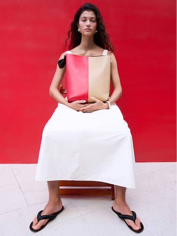 MANGO Šaty 'Island' - Béžová