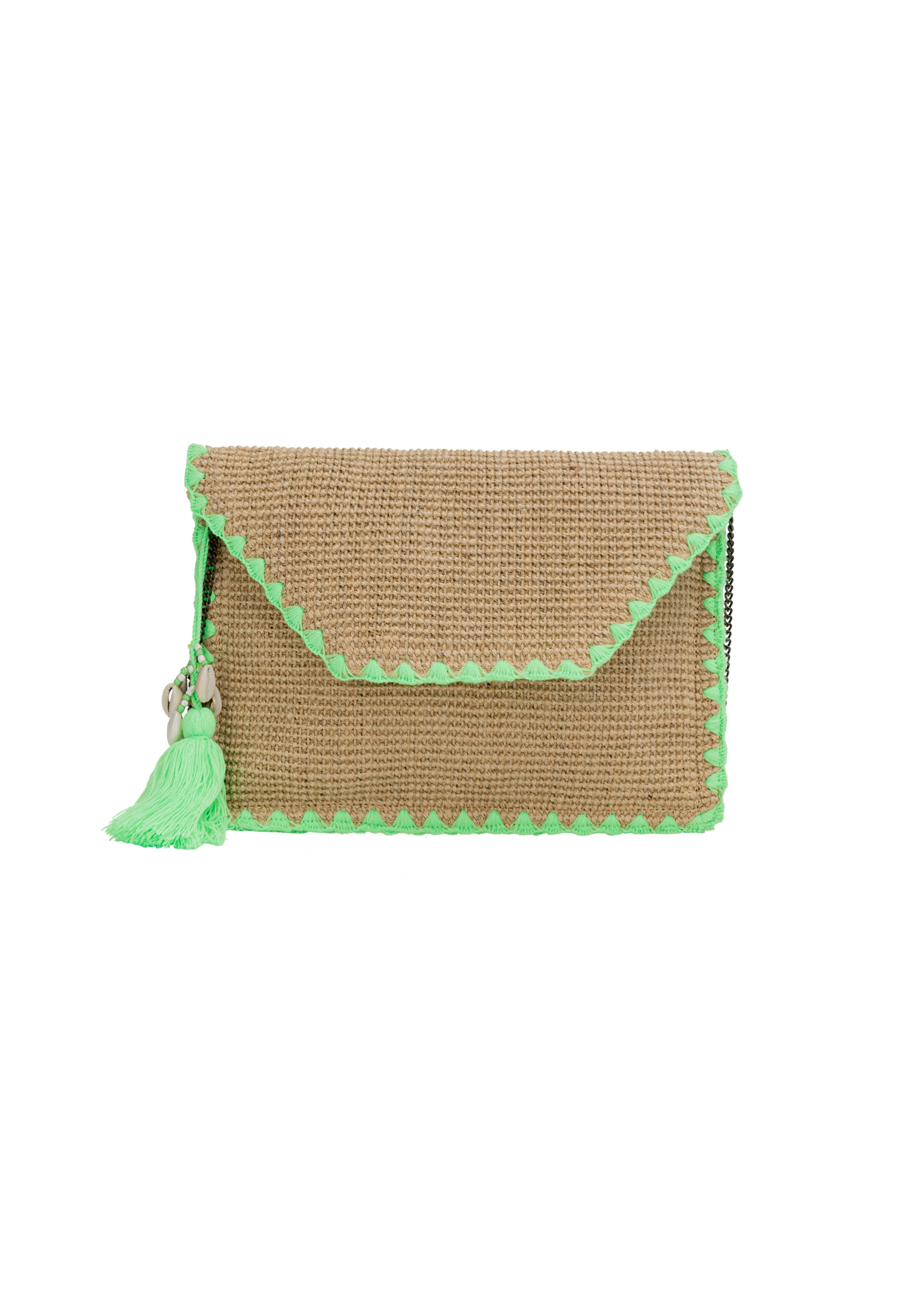 IZIA Clutch i grøn: forside