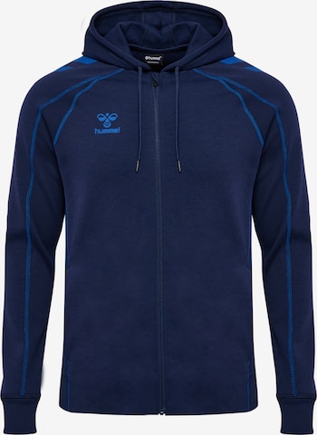 Hummel Sports sweat jacket 'Move 2.0' in Blue: front