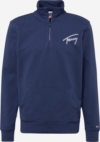 Tommy Jeans Sweatshirt in Blauw: voorkant