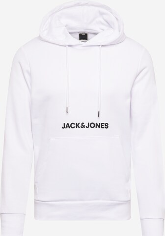 Sweat-shirt JACK & JONES en blanc : devant