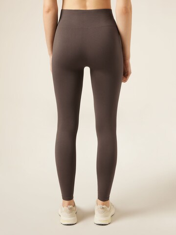 CALZEDONIA Skinny Leggings in Brown