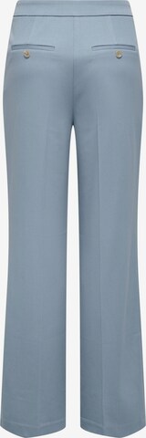 Regular Pantalon à plis ONLY en bleu