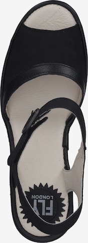 FLY LONDON Sandalen met riem in Zwart