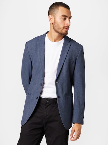 SELECTED HOMME - Ajuste regular Chaqueta saco 'JOSH' en azul: frente