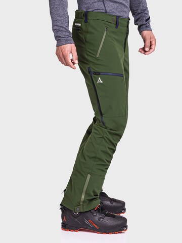 Schöffel Regular Outdoor trousers 'Matrei' in Green