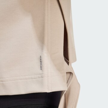 ADIDAS PERFORMANCE Functioneel shirt in Beige