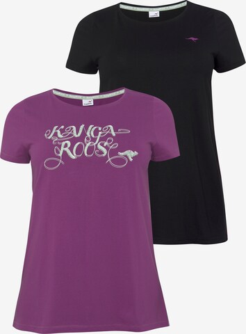 KangaROOS Performance Shirt in Purple: front