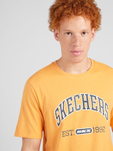 SKECHERS Λειτουργικό μπλουζάκι 'PRESTIGE' σε πορτοκαλί