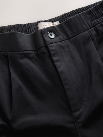 Next Обычный Брюки со складками в Черный