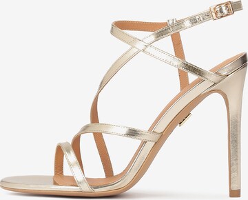 Kazar Sandal in Gold: front