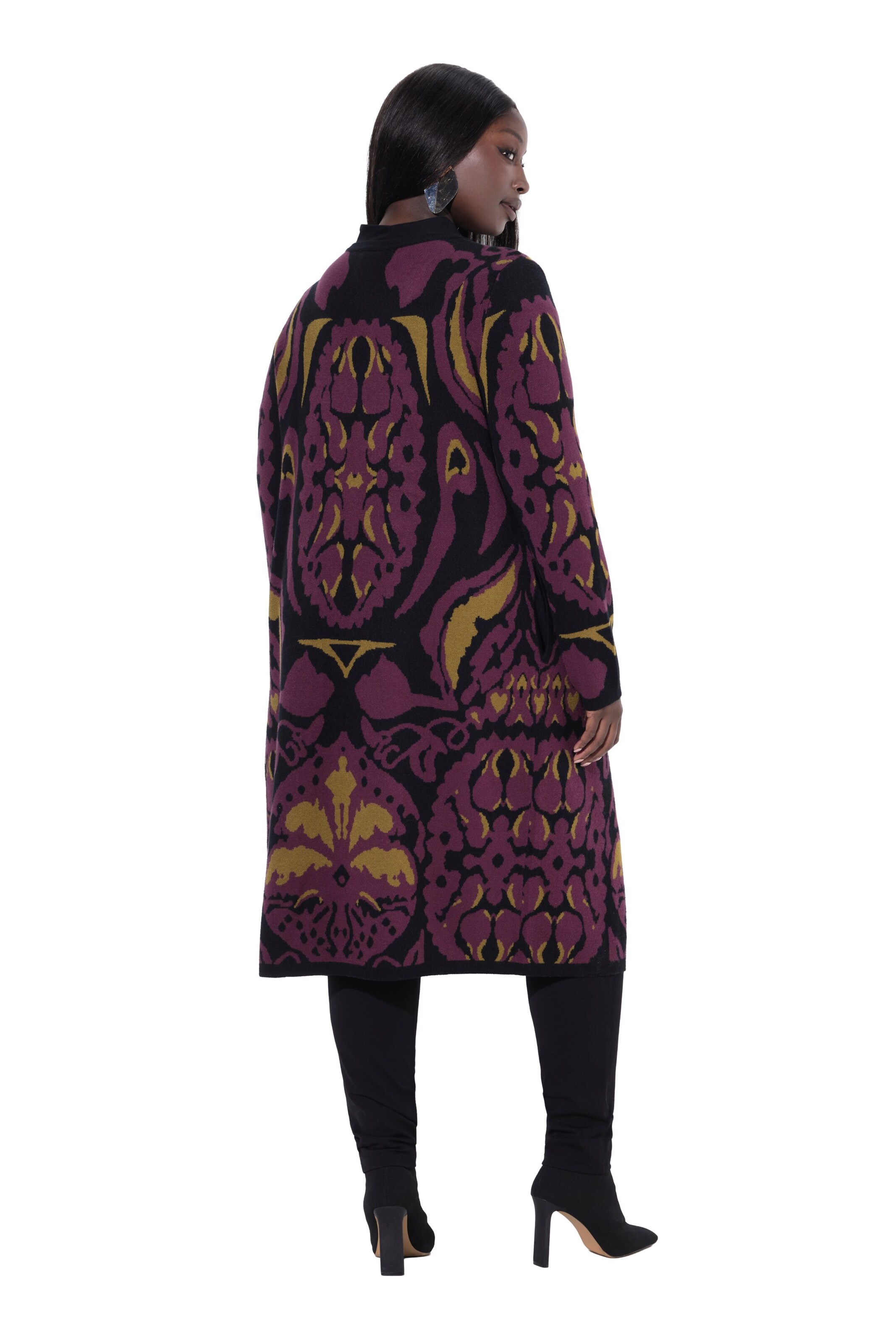 Ulla Popken Strickjacke in Schwarz