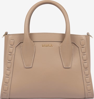 Borsa a mano 'MATHILDE HANDTASCHE CRAFTED SMALL' di Roeckl in beige: frontale